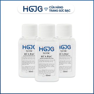 Nước Rửa Bạc Trang Sức HGJG 30ml, Dung Dịch Làm Sáng Trang Sức Bạc Dễ Sử Dụng Tiện Lợi