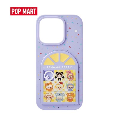 POP MART POP BEAN Pajama Party Sliding Hole Phone Case for iPhone 16 Pro/ iPhone 16 Pro Max