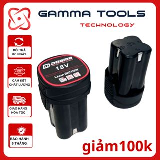 Pin 18V DRAMA dùng cho máy khoan, chuyên vít chân pin 4 cell phổ thông
