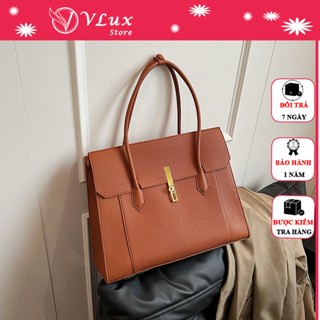 Túi xách tote công sở nữ cao cấp VLUX mẫu mới sang chảnh quý phái có thể bỏ laptop, A4 #TD51