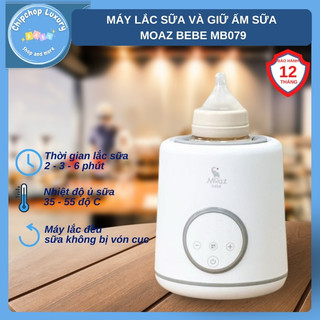 Máy lắc sữa và giữ ấm sữa thông minh moaz bébé moaz bebe mb079 bảo hành chính hãng 12 tháng chipchop