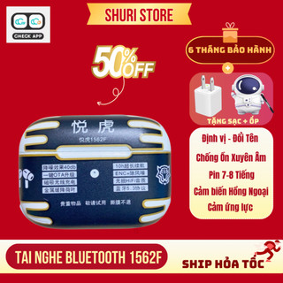 Tai Nghe Bluetooth Hổ Vằn 1562F Chất Âm Hay Pin 8H Cao Cấp 
