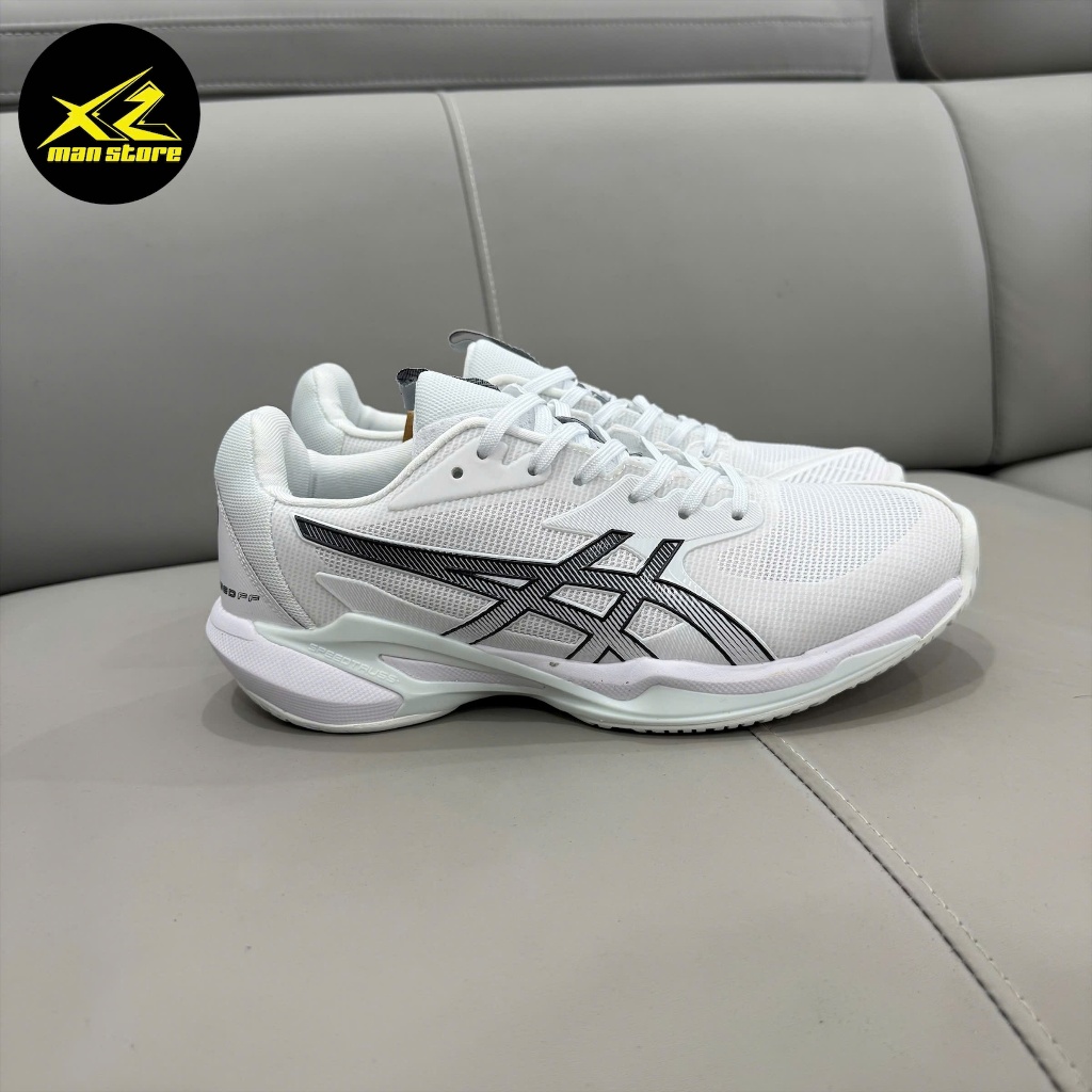 [X2Man] Giày Thể Thao Tennis Pickleball Chạy Bộ Asic Speed FF3 Trắng Sọc Đen