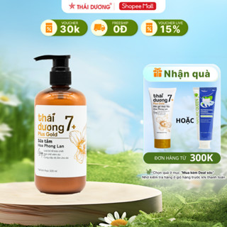 Sữa tắm Thái Dương 7 Plus hoa phong lan giúp làm sạch da, dưỡng trắng và phục hồi 500ml - Sao Thái Dương