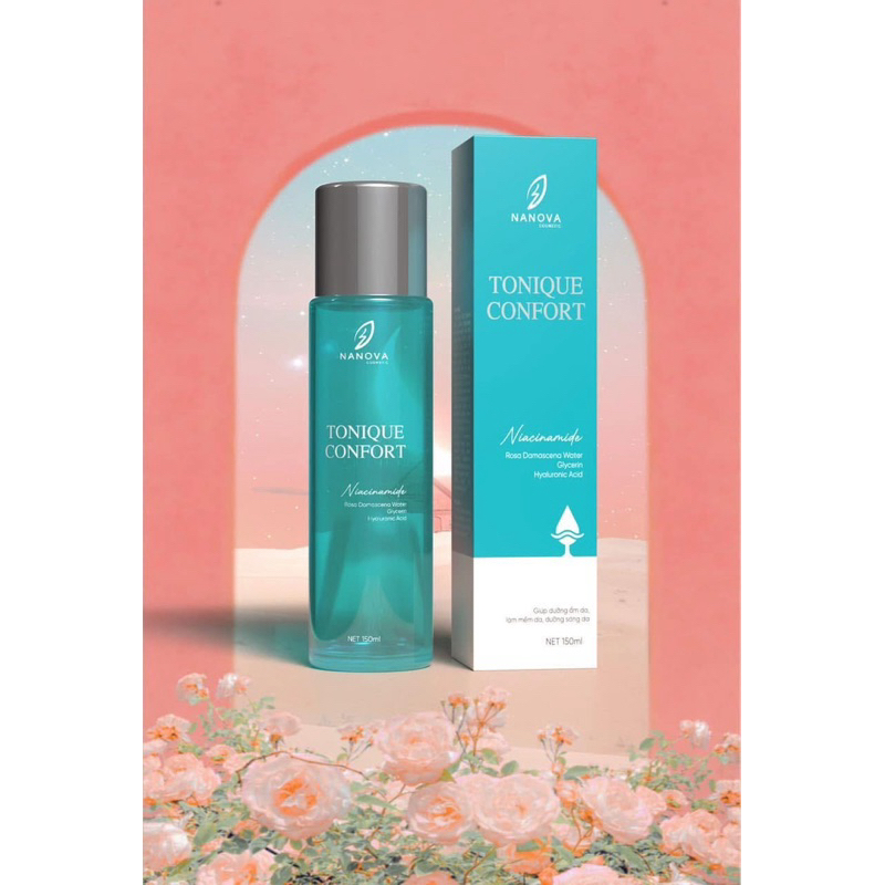 Nước hoa hồng TONIQUE CONFORT 150ml NANOVA chính hãng