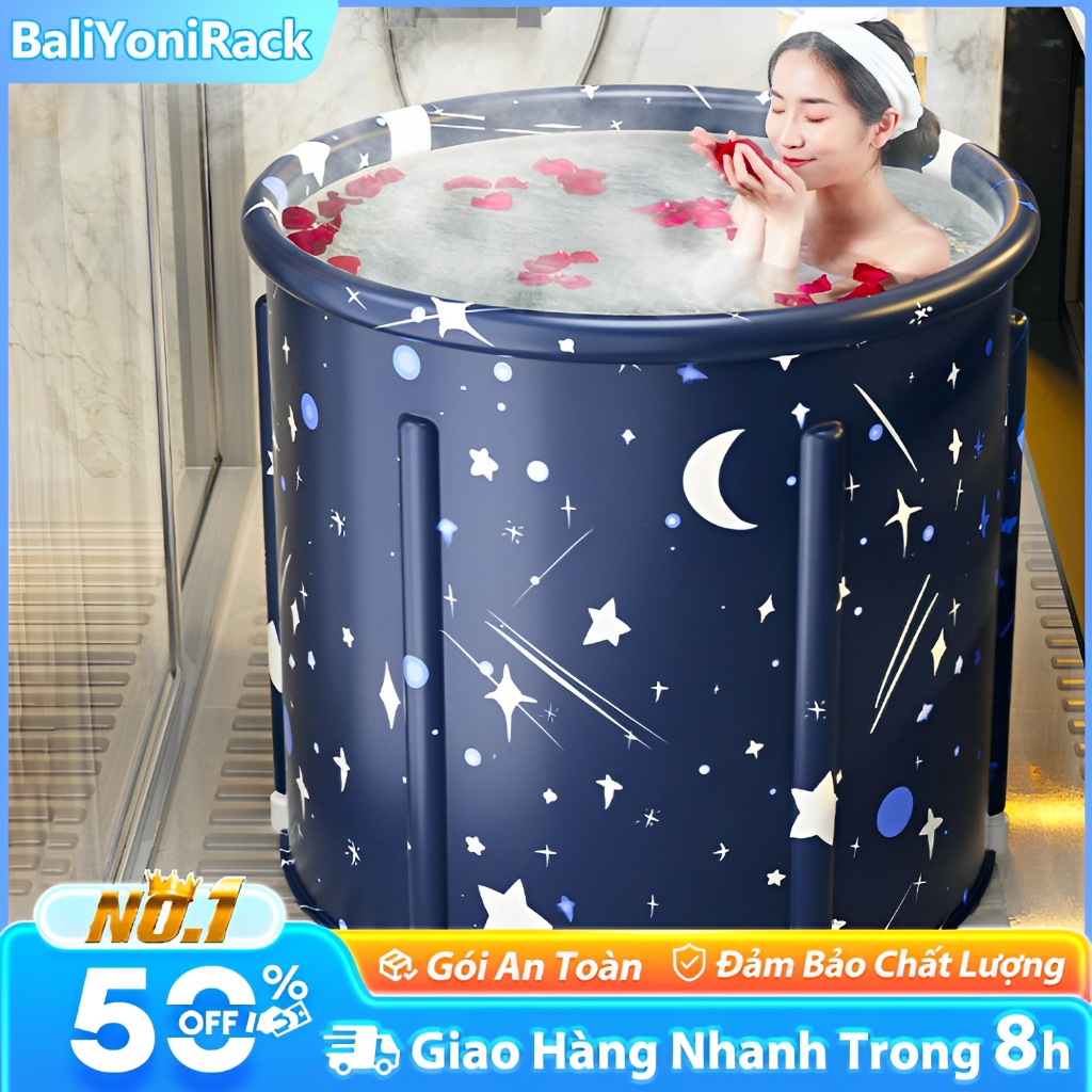 Bali Bồn Tắm Gấp Gọn Cho Người Lớn Làm Từ Vải Oxford Chống Thấm Cách Nhiệt 3h | BigBuy360 - bigbuy360.vn