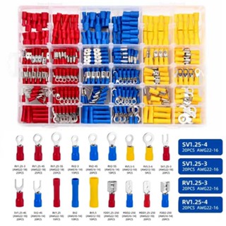  Hộp Càng Cua Đầu Cos CS Dây Cáp Dây Điện Đấu Nối Điện AWG 