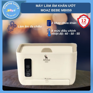  Máy làm ấm khăn moaz bebe mb059 bảo hành chính hãng 12 tháng chipchop luxury baby & mom 