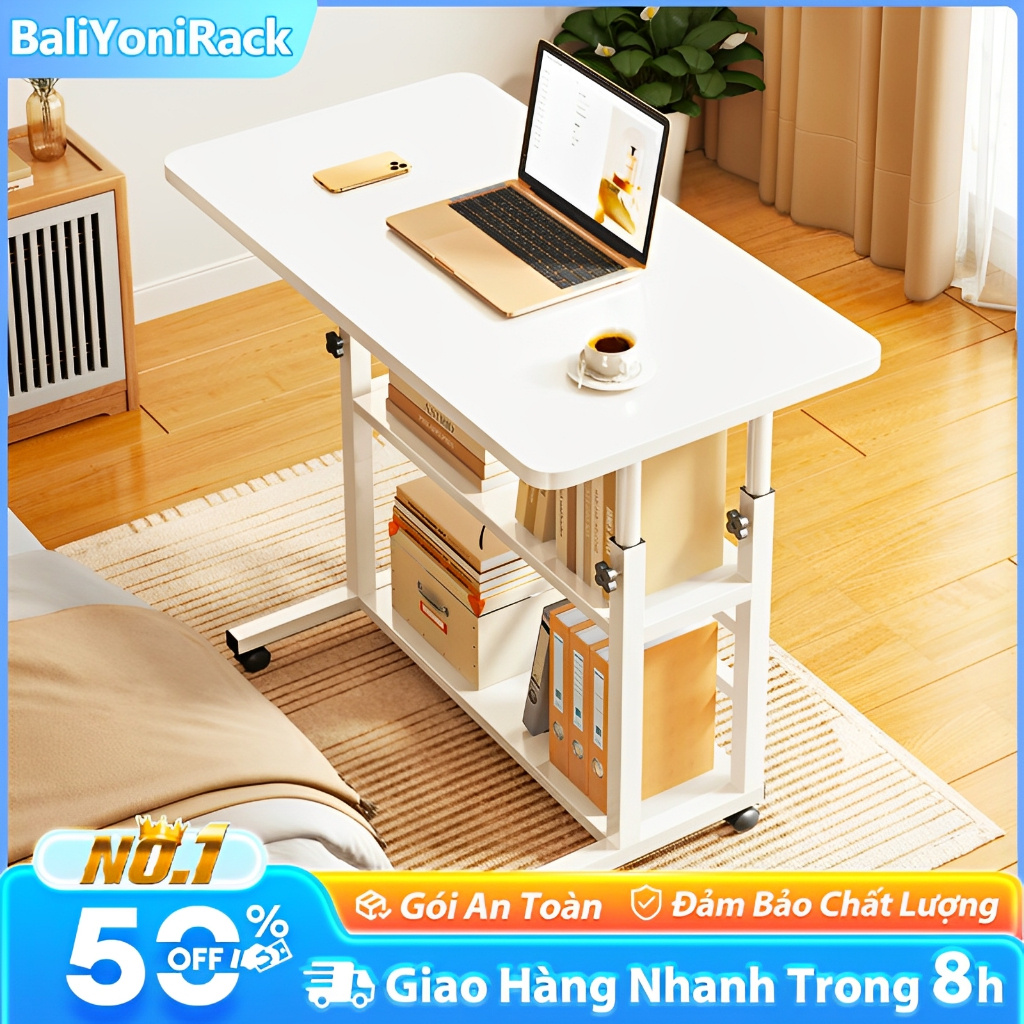 Bali Bàn Làm Việc Có Bánh Xe Di Đa Năng Nâng Hạ Chiều Cao Và Có Bánh Xe Di Bàn Văn Phòng Tiện | BigBuy360 - bigbuy360.vn