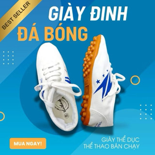 Free ship Giày bata đá bóng đế đinh, giày đá bóng sân nhân tạo, giày bata đá bóng phủi AV