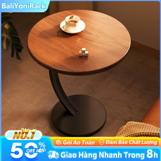  Bali Bàn Trà Sofa Tròn Bàn 40x40x60cm Cà Phê Kệ Đầu Giường Chân Sắt Hợp Mọi Không Gian Decor Phòng Khách Ban Công 