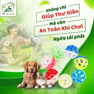 Đồ Chơi Bóng Chuông Vận Động Dành Cho Chó Mèo - Đồ Chơi Chó Mèo