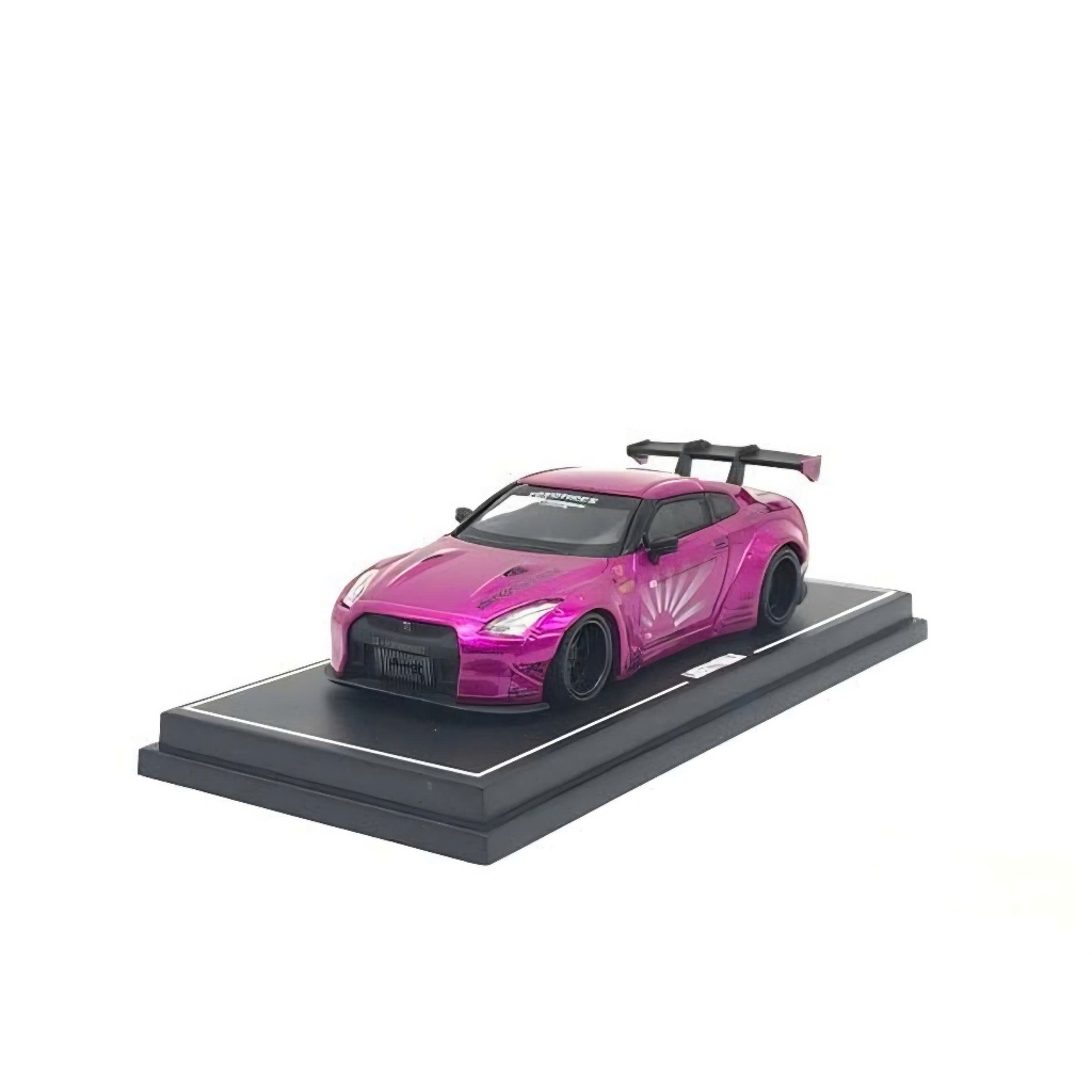 Xe Mô Hình Nissan GTR- R35 LB 1:64 Liberty Walks ( Hồng )