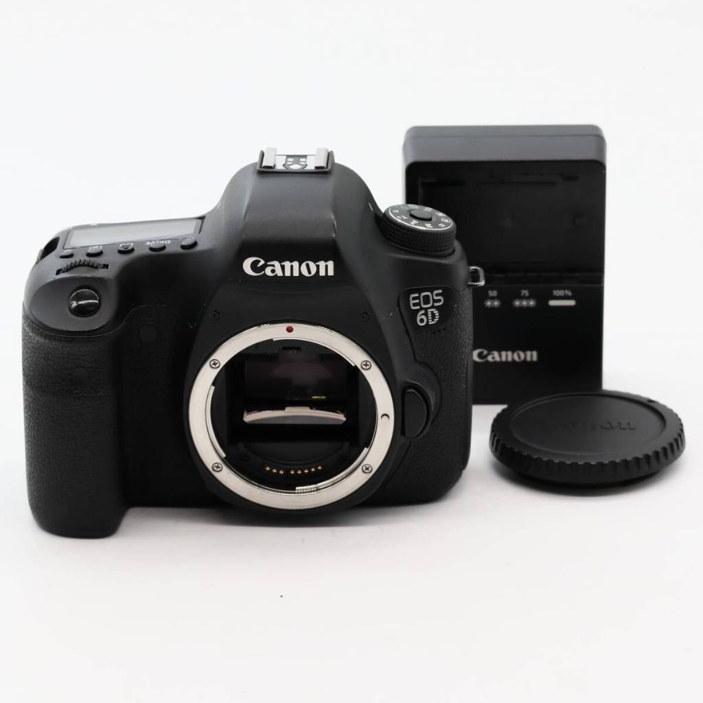 Máy ảnh Canon 6D full frame (Máy ngoại hình mới, đẹp, sensor đẹp ko tì vết) Tăng kèm lens - Máy ảnh Canon