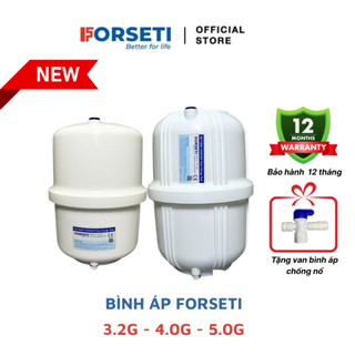 Bình áp nhựa Forseti 3.2G - 4.0G - 5.0G Bảo Hành 12 Tháng dùng cho máy lọc nước RO Karofi, Kangaroo, Sunhouse,...