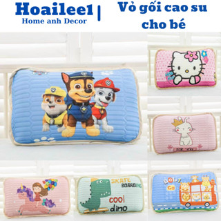 Gối điều hòa cao su non cho bé gối nằm cho bé chất liệu tencel cao cấp kích thước 30x50cm