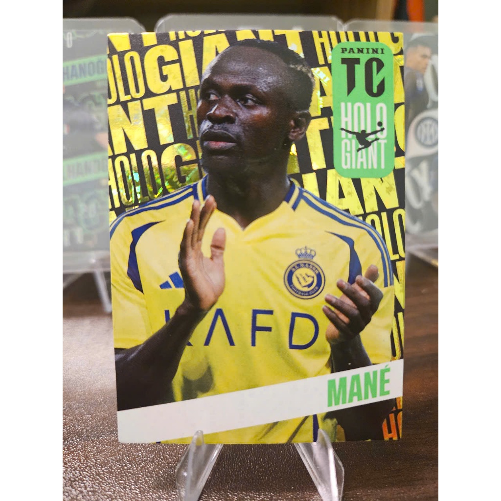 Thẻ HOLO GIANT Sadio Mane Panini Top Class Pure Football 2025 (Al Nassr)