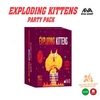  Mèo Nổ PARTY PACK Việt Hoá Siêu Tiện Lợi  - Exploding Kittens BoardGame 