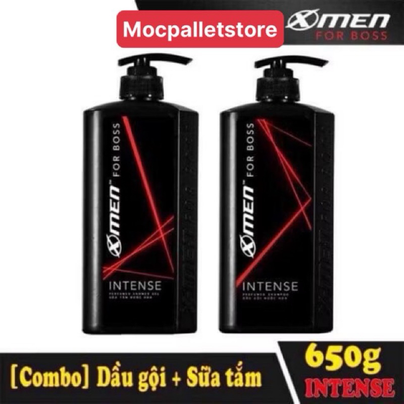 Combo  Gội+ Tắm Xmen Forboss 650gram -date 2027