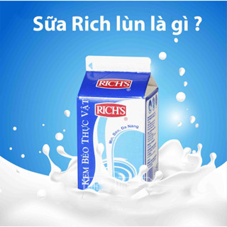 (MÙA HÈ CHỈ GIAO MIỀN BẮC) KEM BÉO THỰC VẬT RICH LÙN 454g (date mới nhất) - RICH LÙN 454G -sku031
