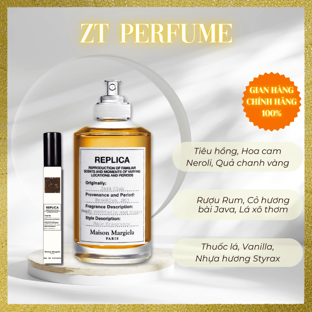 [Chính Hãng] Nước Hoa 𝗝𝗮𝘇𝘇 𝗖𝗹𝘂𝗯 Nam Bản Nhạc Jazz Cổ Điển Và Ấm Áp