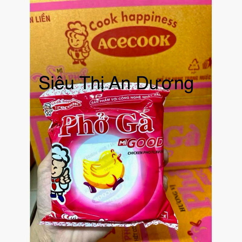Thùng 30 gói x 68g mì ăn liền phở gà GOOD -Acecook