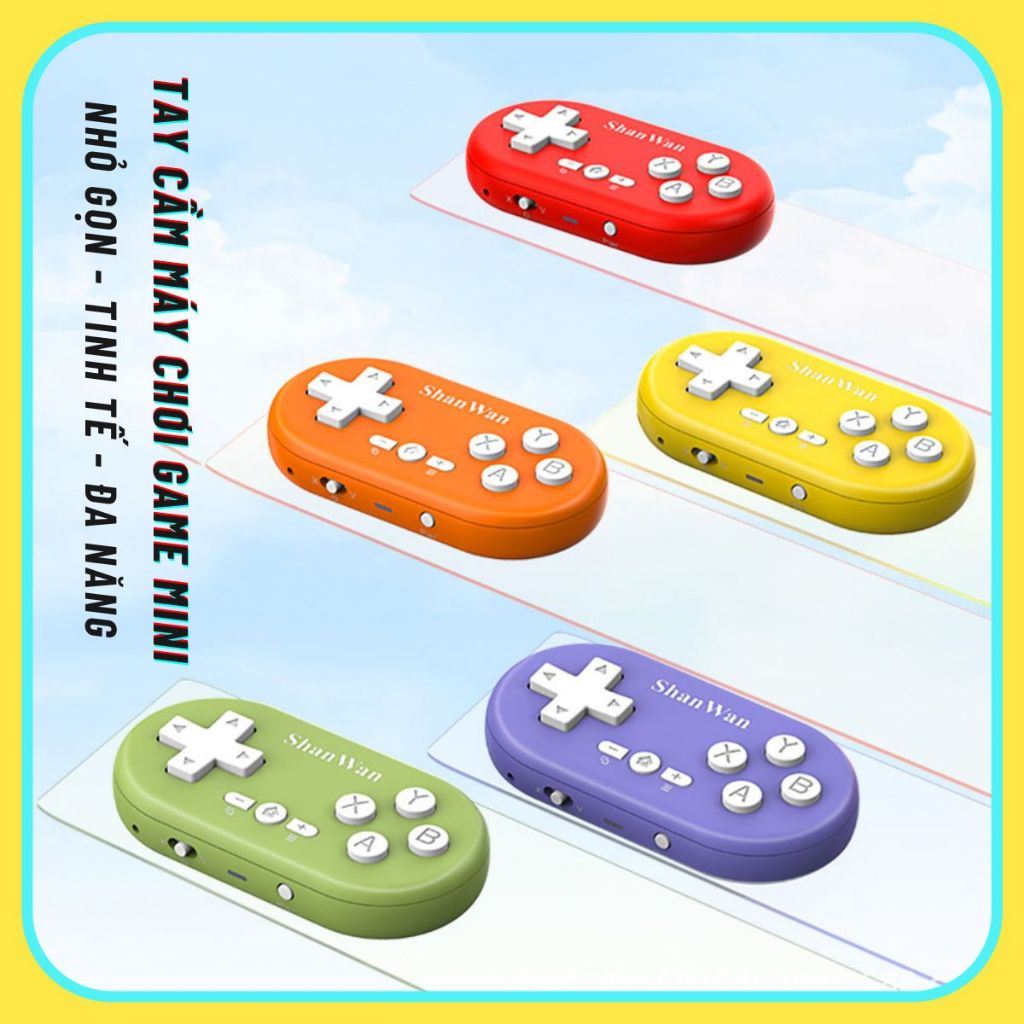 Tay Cầm Máy Chơi Game Mini Q36 kết nối không dây cho mọi hệ điều hành