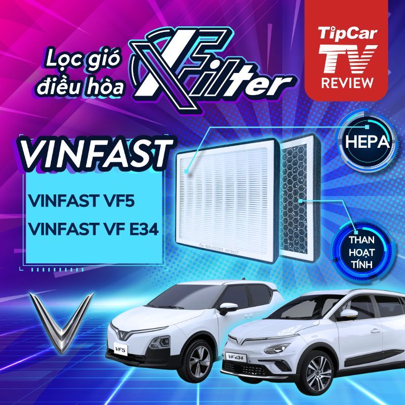 Lọc gió điều hòa VF5 / Limo Green / VF6-7-8-9 / VF3 / VFe34 / Fadil / Lux A/ SA /. lọc ô tô Vinfast