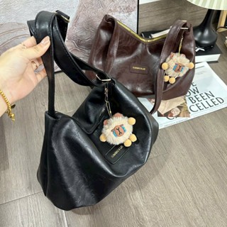 Túi xách nữ, Túi tote đeo chéo đeo vai da mềm dựng vừa A4 đi học đi chơi ( Tặng kèm móc gấu ) TXN039