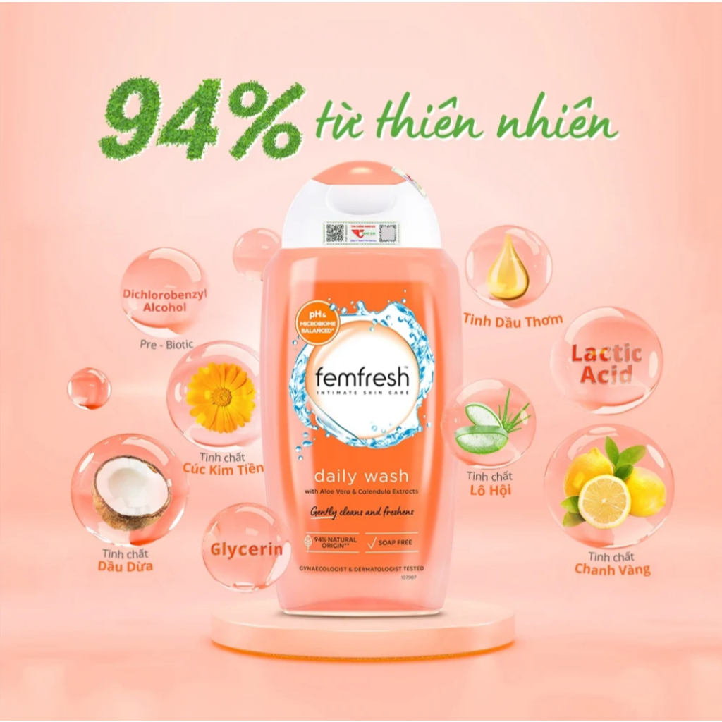 Ảnh 3 của Xịt Thơm Femfresh lưu hương dịu nhẹ & cân bằng pH 125ml