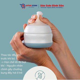  Bình sữa Babaloo thân silicone size 150ml và 240ml  hàng xách tay Us tách set nobox  
