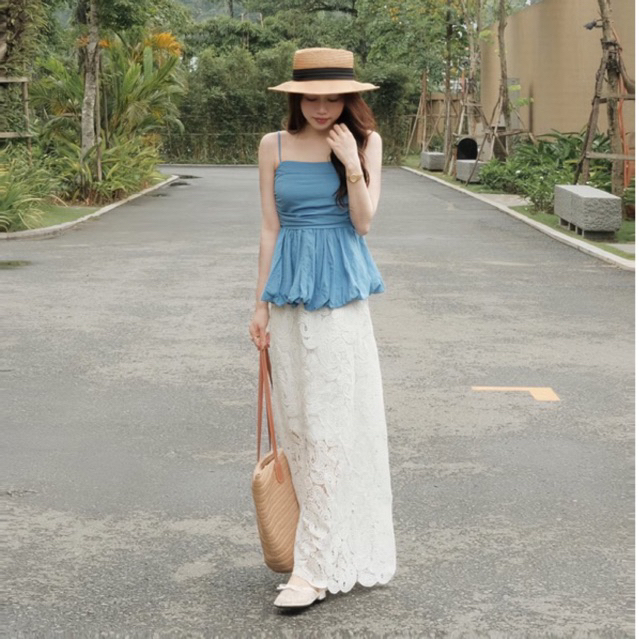 Áo 2s bồng dáng bí đi biển