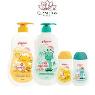 Sữa tắm gội dịu nhẹ Pigeon 2 in 1 cho bé 200ml-700ml hoa hướng dương/Jojoba.