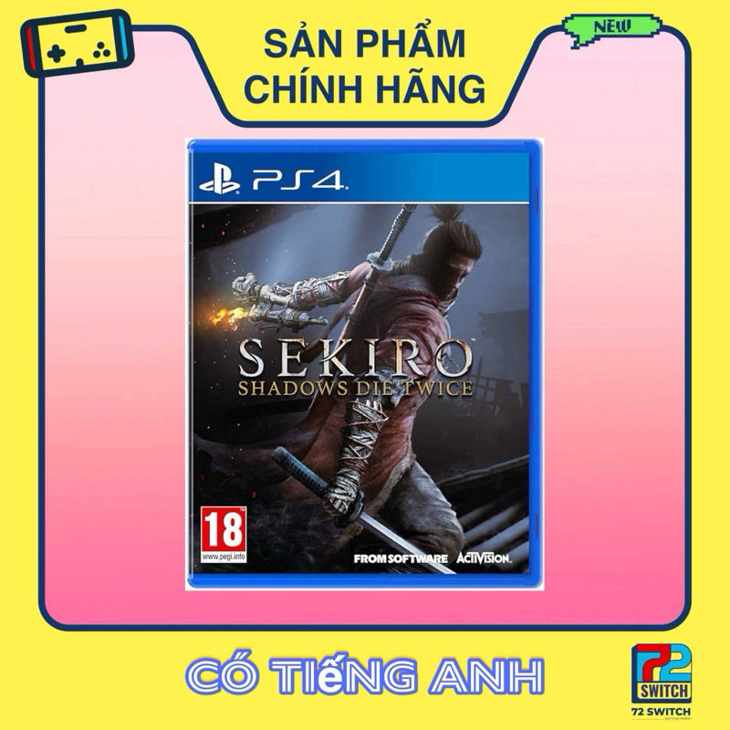 Đĩa game SEKIRO: SHADOWS DIE TWICE PS4