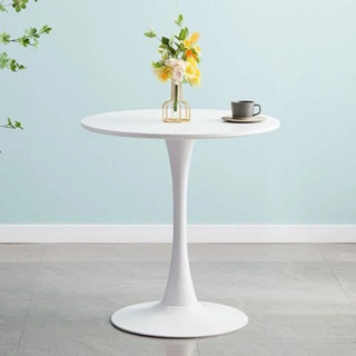 Bàn trà, cafe, bàn ăn Tulip mặt gỗ MDF D60cm