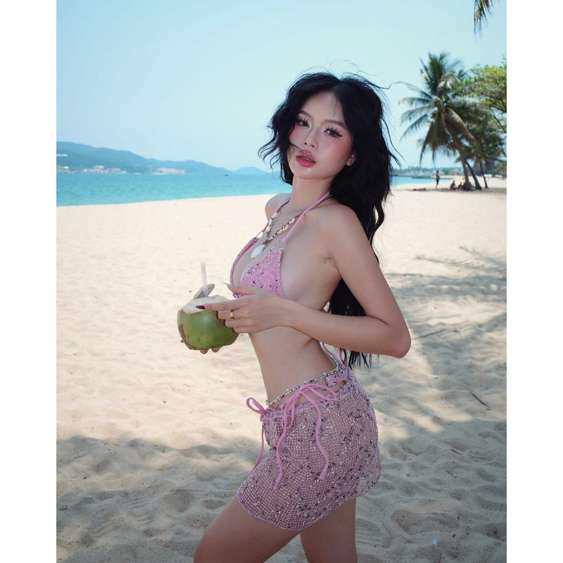BIKINI EMMA Bikini 3 Món Đính Khoen Bling Hotgirl | BigBuy360 - bigbuy360.vn