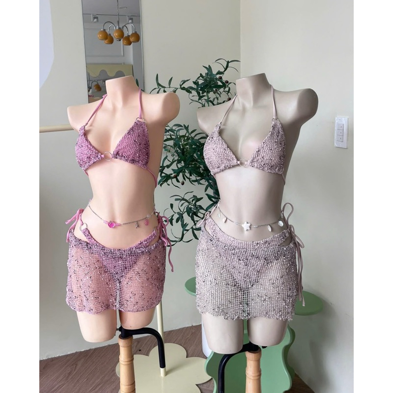 BIKINI EMMA Bikini 3 Món Đính Khoen Bling Hotgirl | BigBuy360 - bigbuy360.vn