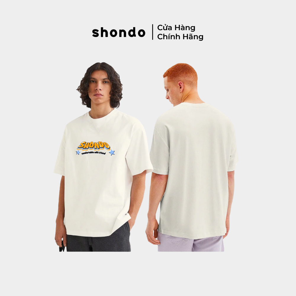 [Hàng Tặng Không Bán] Áo Thun Nam Nữ Unisex Thoải Mái Màu Trắng Shondo QTAOS2504/QTAOM2504