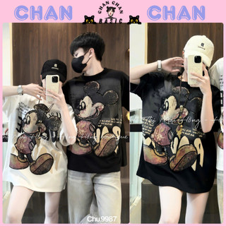 Áo phông nữ in Lụa MICKY TAI TO from rộng hàng quảng châu cao cấp / Áo thun nữ rộng in hình siêu hot xiag-yu