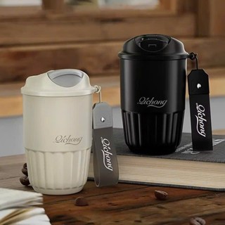 Ly/ Cốc giữ nhiệt Inox 316 cao cấp lòng cốc inox 316, Lót gốm, Dung tích 410ml