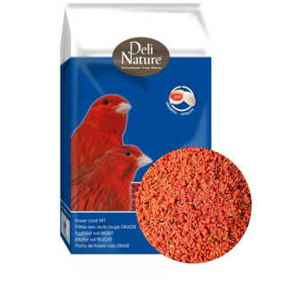 CÁM TRỨNG DELI NATURE ĐỎ DÀNH CHO CHIM CÓ LÔNG ĐỎ : HỒNG YẾN - SISKIN - CHÀO MÀO - HỒNG HẠC ..