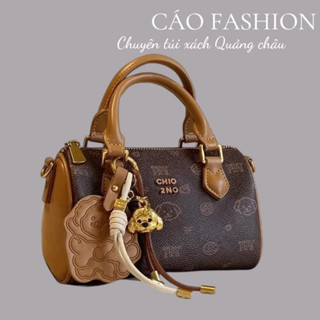  túi trống đeo chéo tặng kèm móc treo cún siêu cute túi xách nữ mẫu mới hót chat liệu da cao cấp hàng Quảng châu tm650 