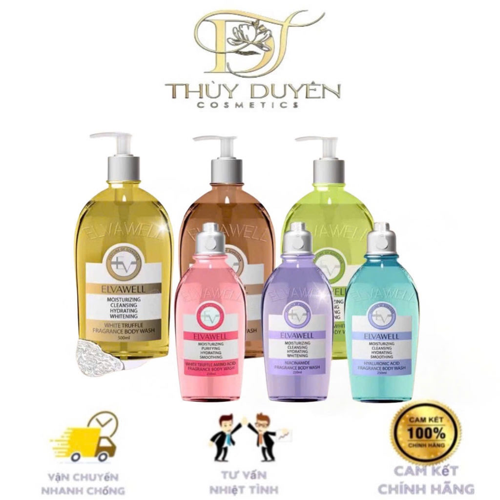 Sữa tắm nước hoa Elvawell