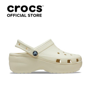   CHÍNH HÃNG GIÀY CLOG NỮ CROCS PLATFORM CLASSIC - BONE 