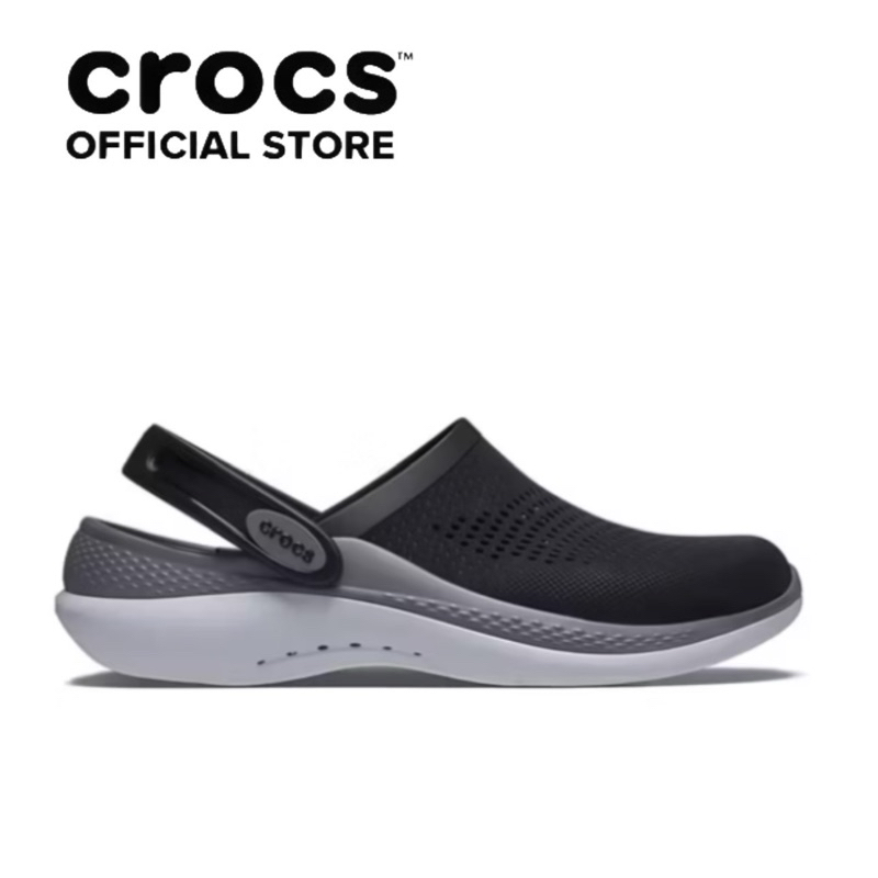 [CHÍNH HÃNG]Giày Clog Unisex Crocs Literide 360 - Đen GIÀY
