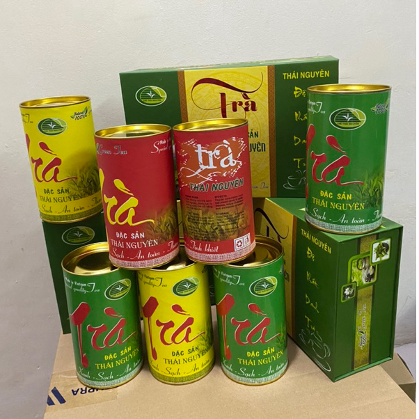 Hộp đựng trà, lon giấy đựng chè thái nguyên bằng giấy cứng bền đẹp