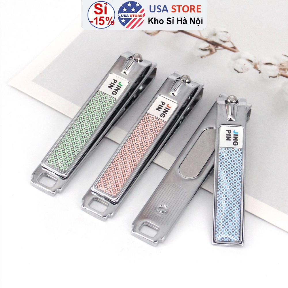 Kềm Bấm Móng Tay Jing Pin Inox Siêu Bền - Kềm Cắt Sửa Móng Tay Bén