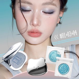  Bảng Nhũ Mắt Đơn Sắc Dễ Tán Lâu Trôi Lấp Lánh Leemember Phong Cách Y2K 