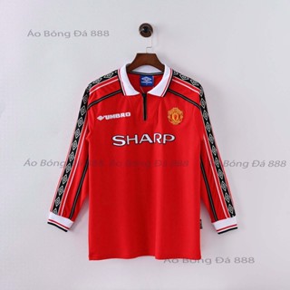 [Chỉ Có Áo] Áo Bóng Đá Retro CLB Manchester United Sân Nhà 1999 - Hàng Nhập Khẩu Thái Lan