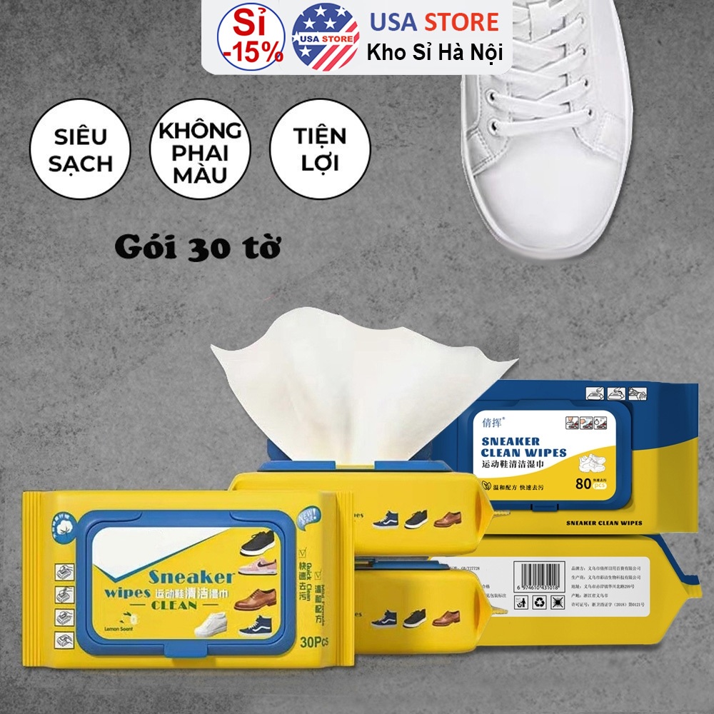 Khăn Lau Đa Năng - Lau Giày Siêu Sạch SNEAKER Vàng T1 - Siêu Hot Không Hoá Chất Làm Hại Vải